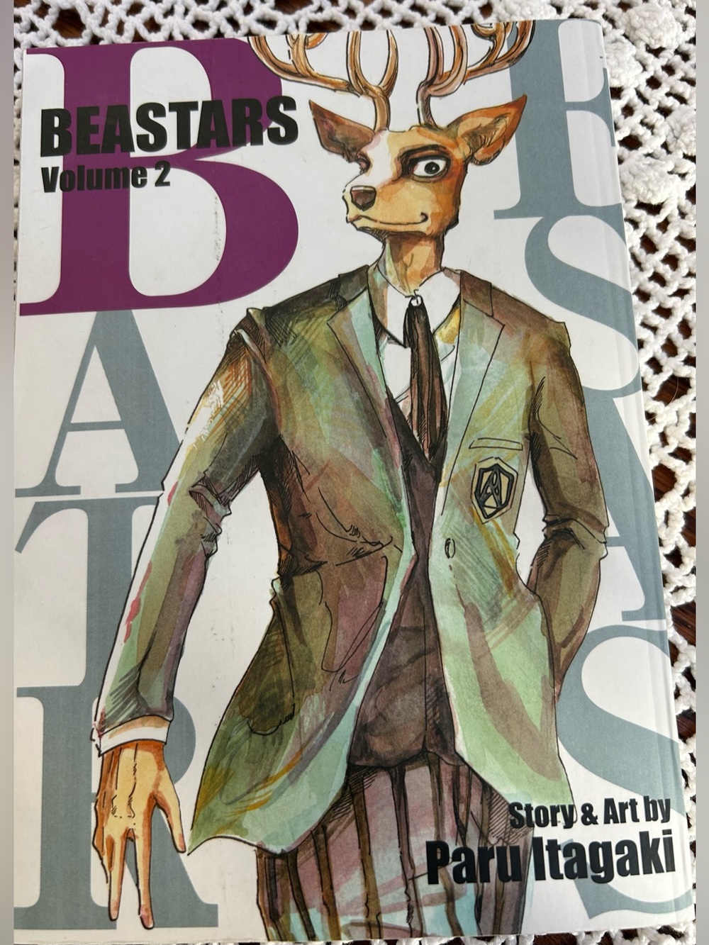 BEASTARS Vol 2 Paperback Paru Itagaki Manga Anime Graphic Novel
